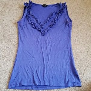 Dunia purple tank top